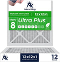 12x12x1 Air Filter 12-Pack MERV 8 - Made in USA King
