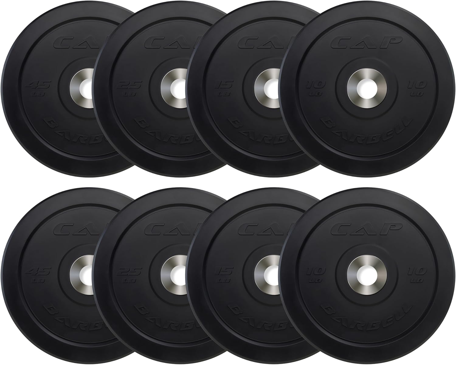 CAP Barbell 2-Inch Olympic Bumper Plate Weight Set Review