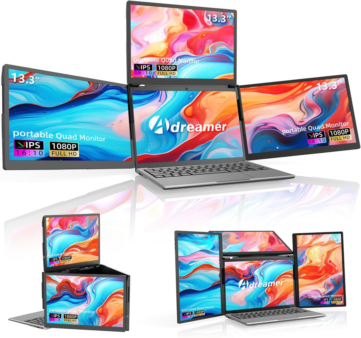 ADREAMER 13.3in Triple Screen Laptop Monitor Extender Review
