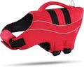 Queenmore Safe Dog Life Jacket for Swimming with High Buoyancy