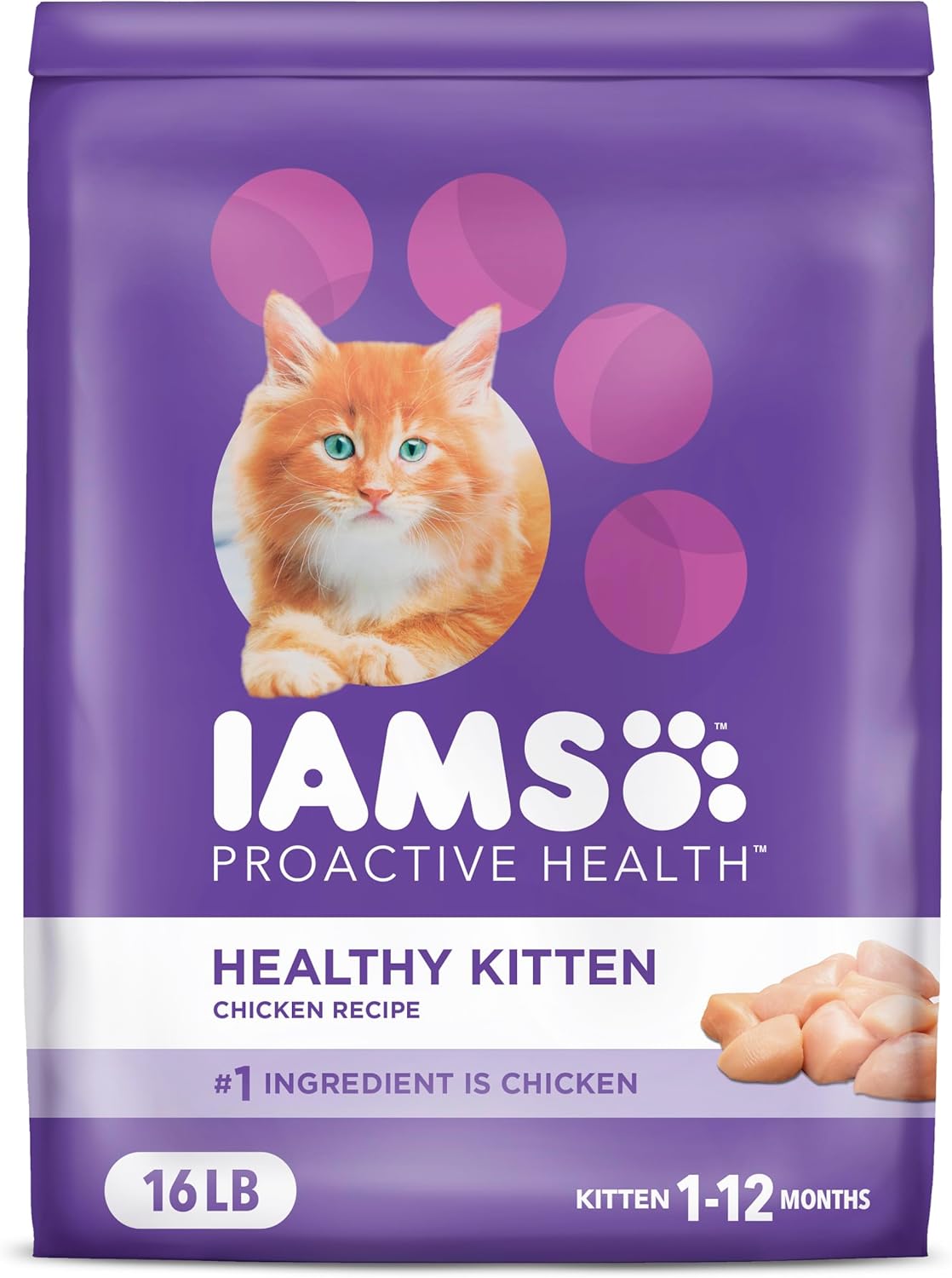 IAMS Proactive Health Healthy Kitten Dry Cat Food for Growth
