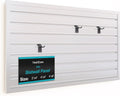 NeatiEase Slatwall Panel Wall Storage Systems 2 x 4ft - Heavy Duty PVC