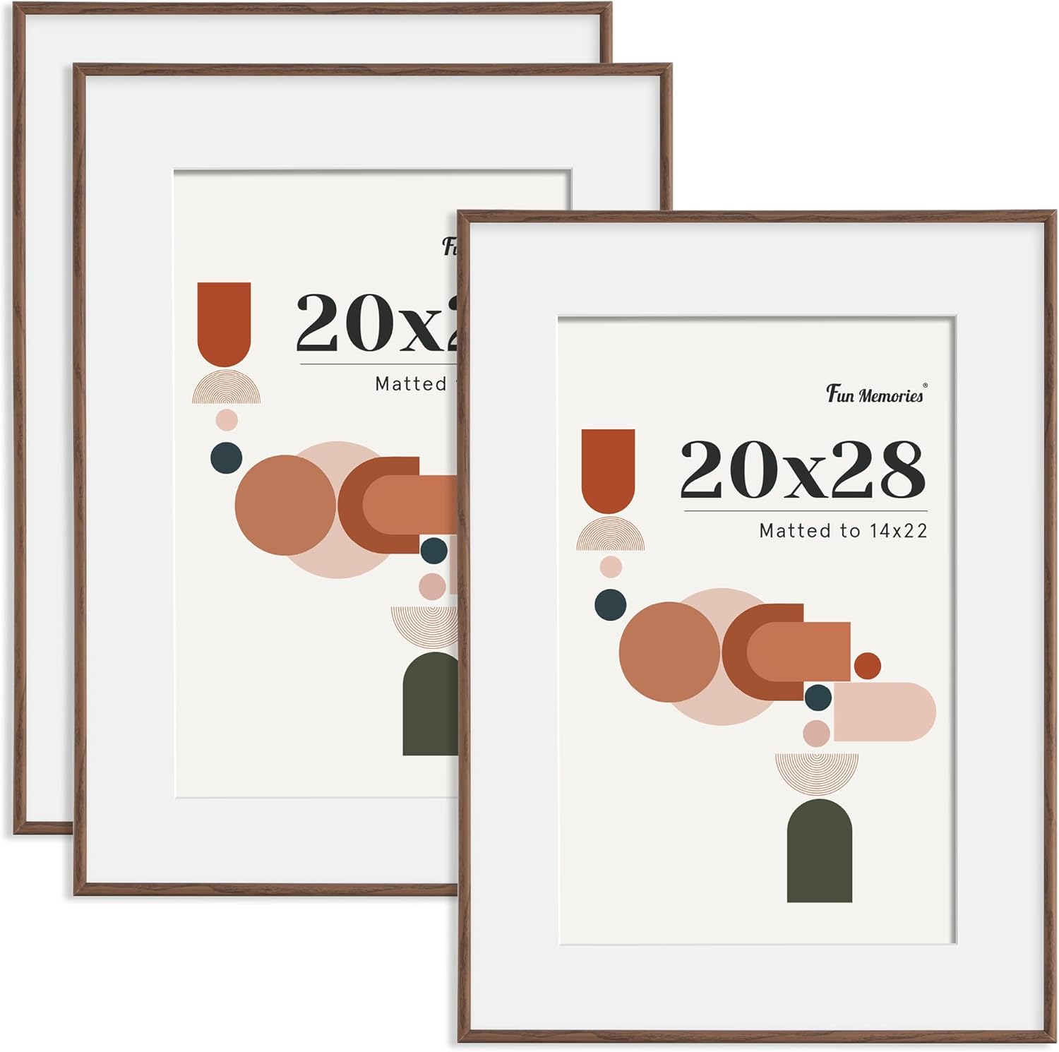 Modern Arched Picture Frames Set of 3 for Stylish Home Decor