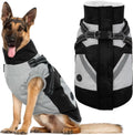 Dog Winter Coat for Large Dogs XXLarge - Built-In Harness, Waterproof