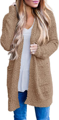 MEROKEETY Womens Long Sleeve Soft Chunky Knit Cardigan - Cozy Layering