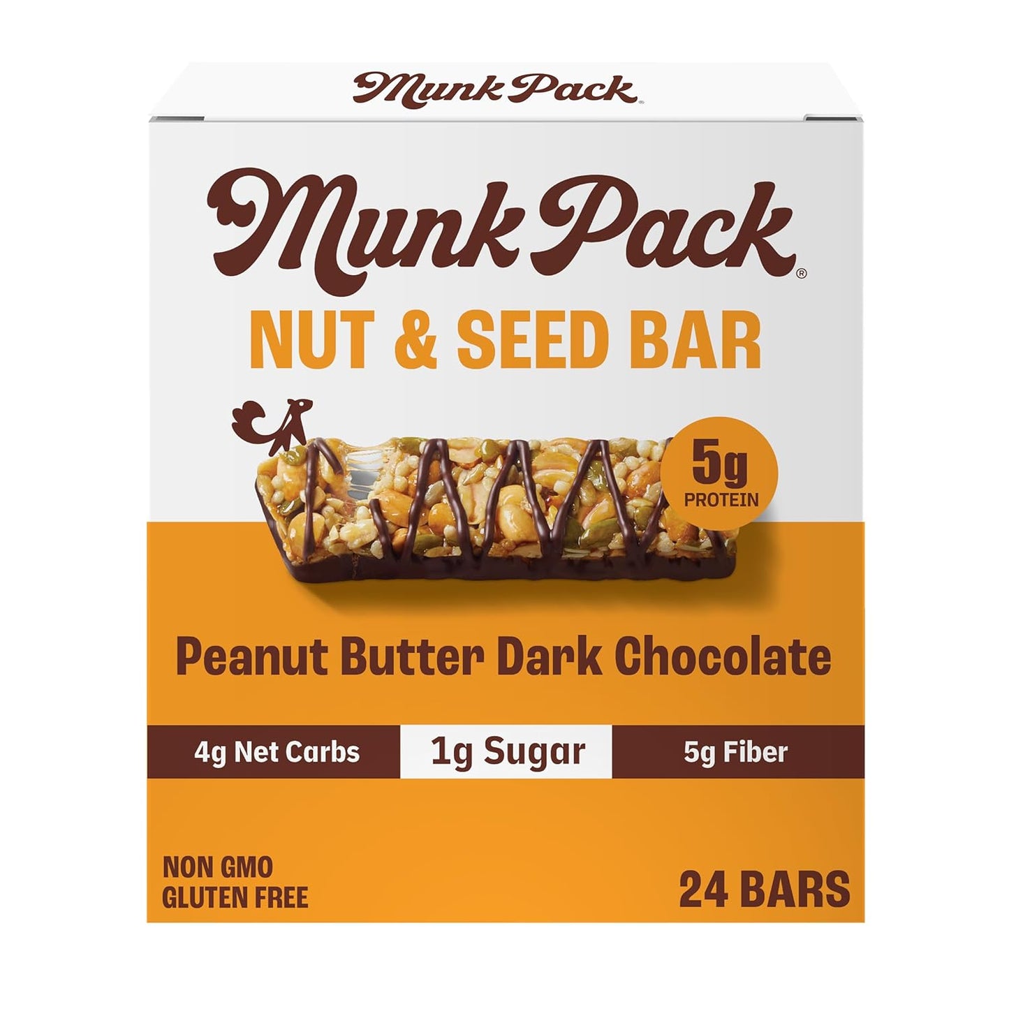 Munk Pack Nut and Seed Snack Bars - Low Sugar Keto Treats