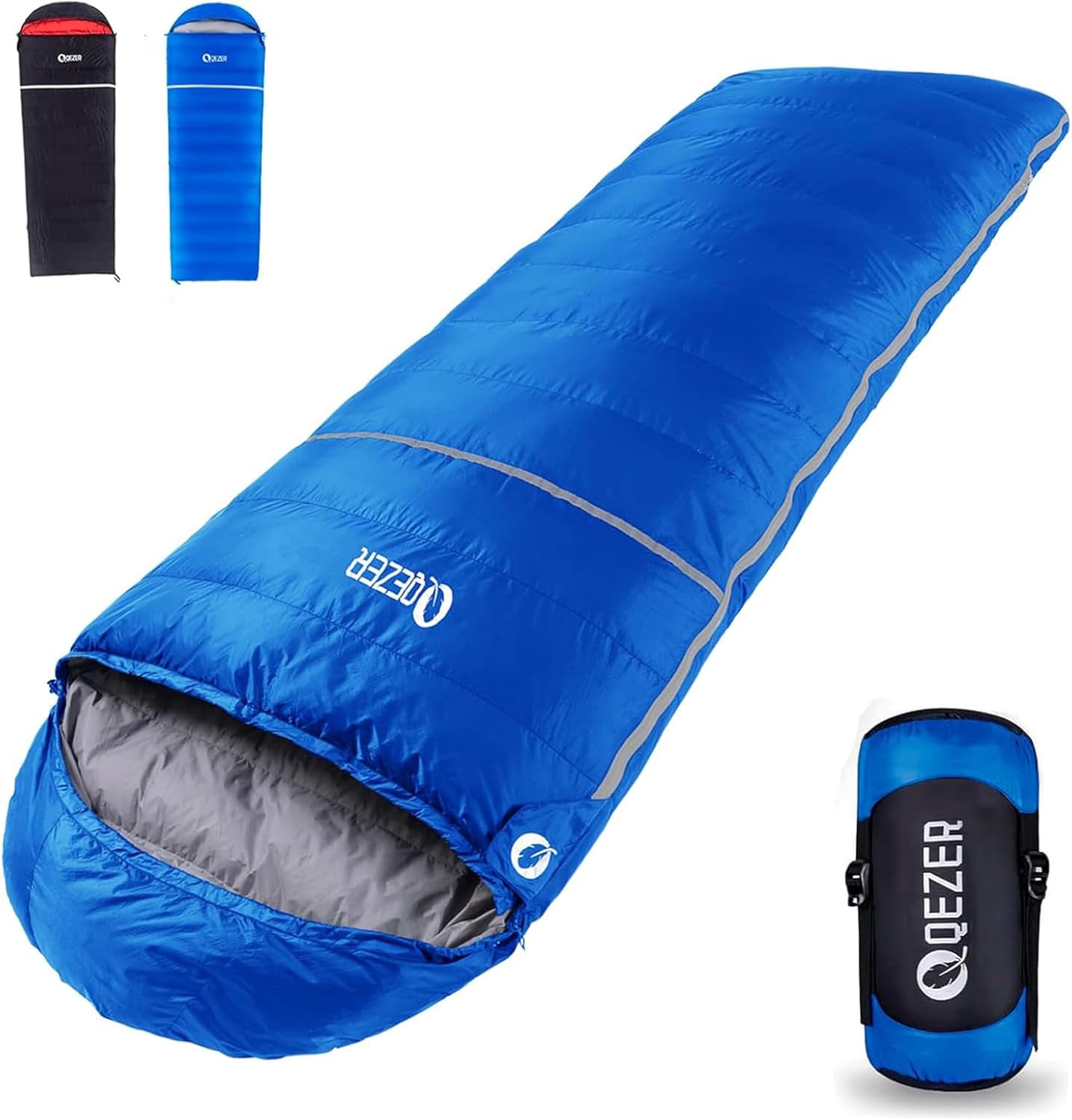 Down Sleeping Bag for Adults, Ultralight & Compact Design