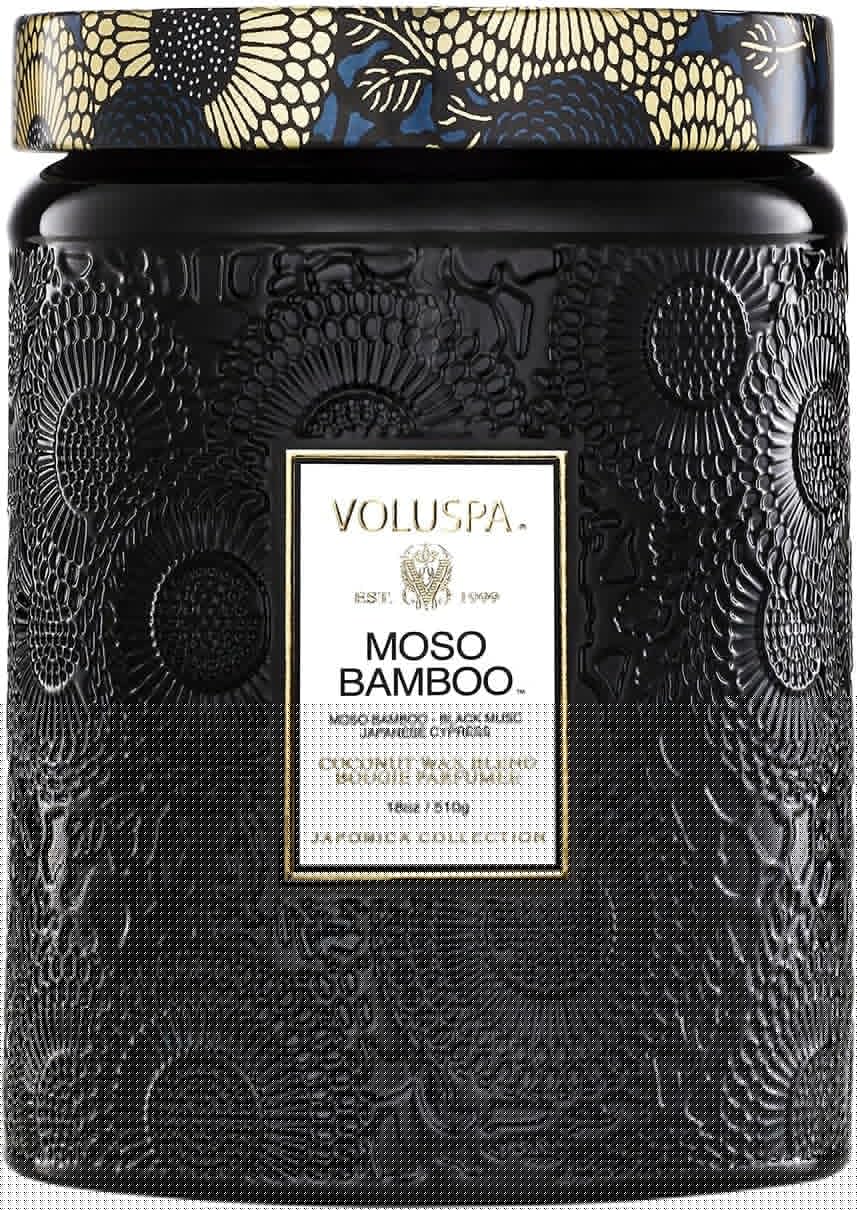 Moso Bamboo Candle - 18 oz Coconut Wax Blend for Home Ambiance