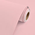 Matte Pink Peel and Stick Wallpaper 591inL 15.7inW - Paintable Contact