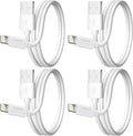 Overtime iPhone Lightning Cable 4ft Pack of 4 - Fast MFI Charging