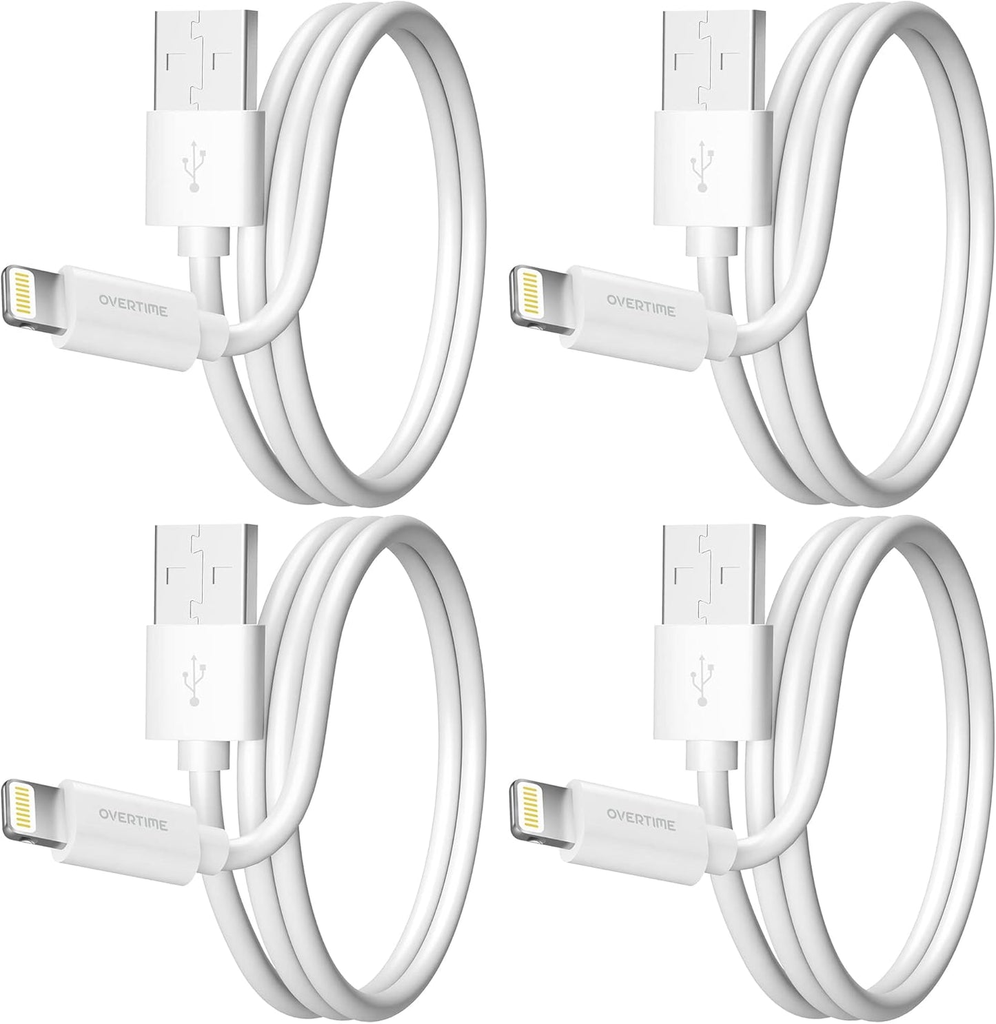 Overtime iPhone Lightning Cable - Fast Charging & Durable Design