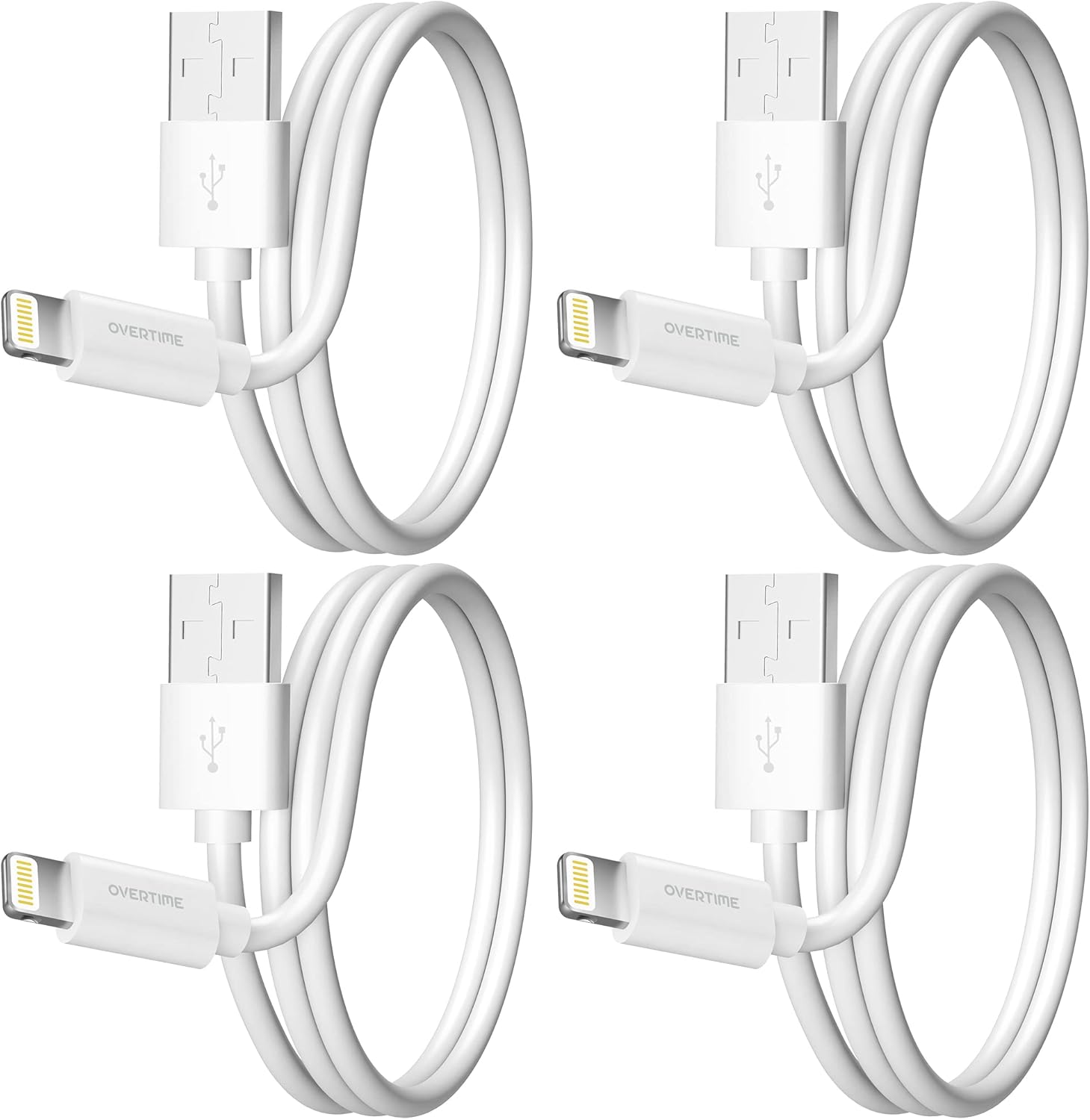 Overtime iPhone Lightning Cable - Fast Charging & Durable Design