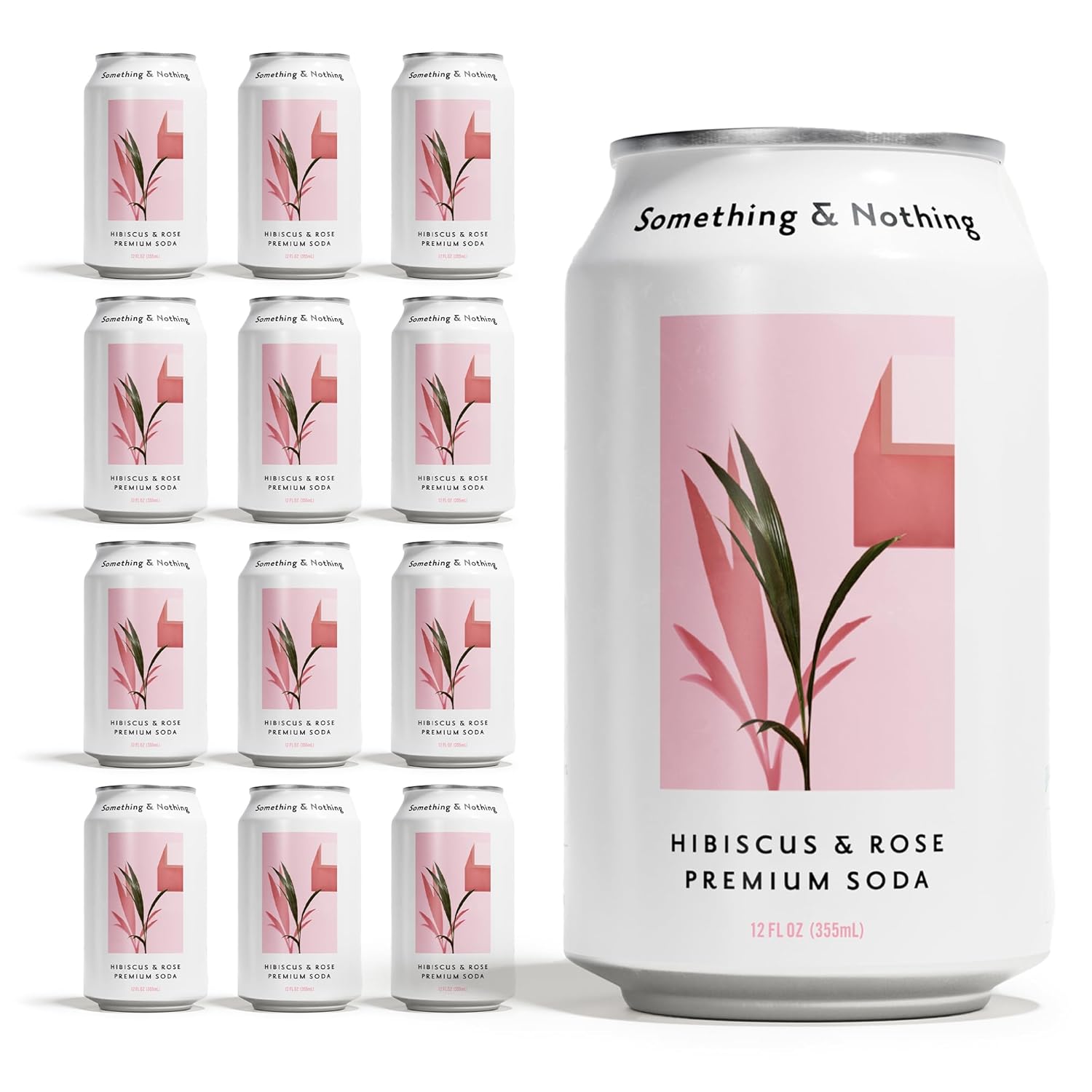 Hibiscus & Rose Flavoured Sparkling Water - Refreshing & Vegan