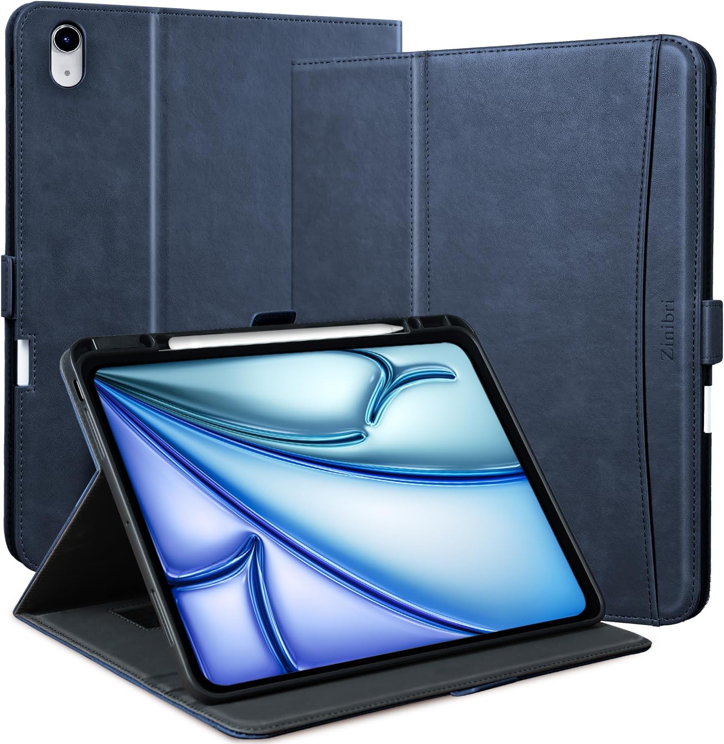 Handcrafted Case for iPad Air 13 Inch M3 2025 with Pencil Holder