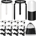 Flag Football Belts 16 Player Set with 48 Flags and 16 Cones