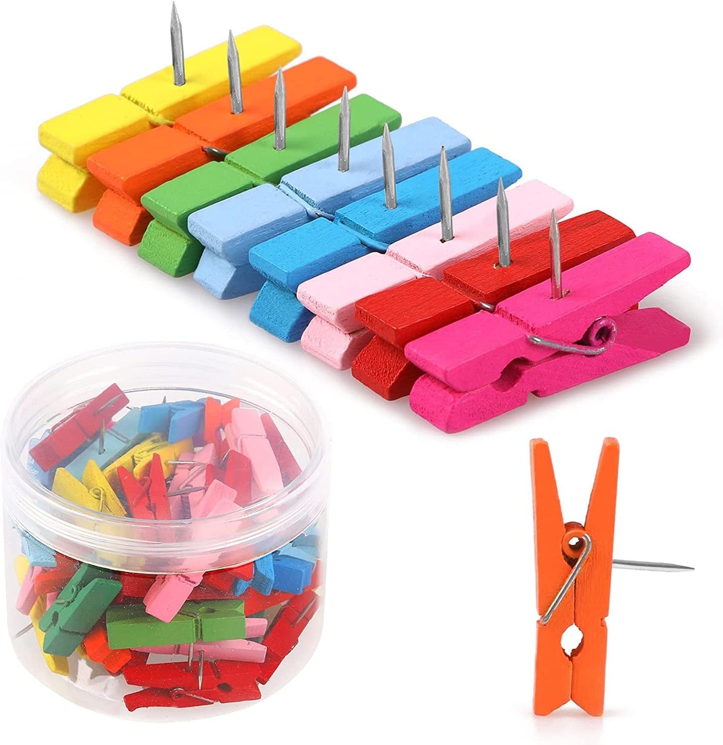 Colorful Durable Push Pins Set - Organize in Style!