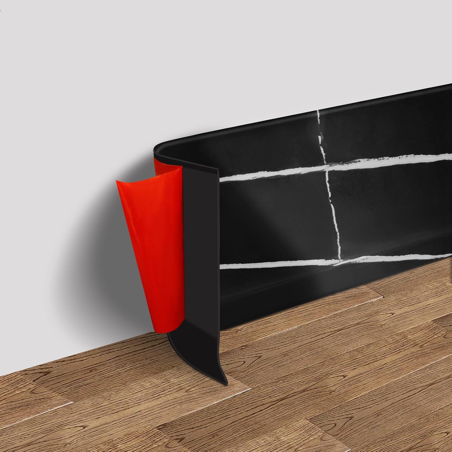 Vinyl Wall Base Molding Trim 4in Flexible Self Adhesive Design