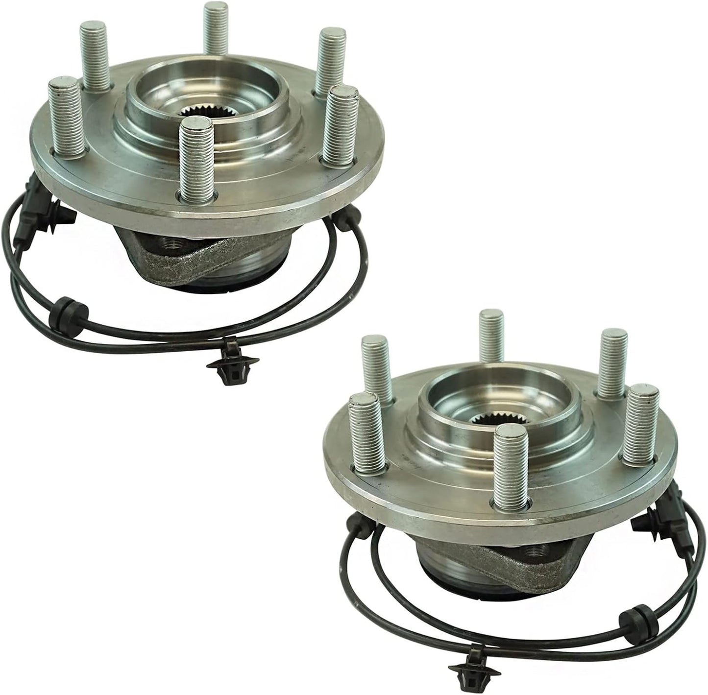 TRQ Front Wheel Bearing & Hub Assembly Set for QX56 QX80 Armada