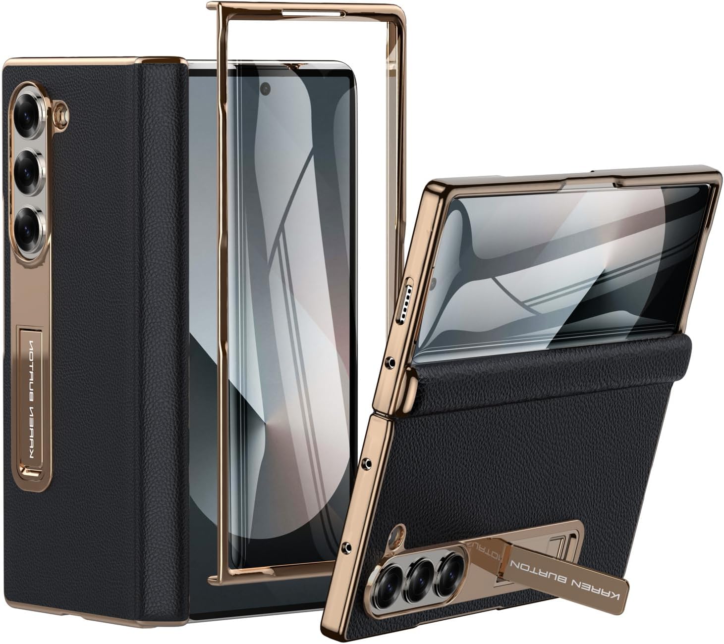 Luxury Genuine Leather Case for Samsung Galaxy Z Fold 6