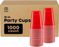 GUSTO 18 oz. Disposable Plastic Red Cups, Case of 1,000 - Party Ready