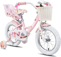JOYSTAR Unicorn Kids Bike for Girls Ages 2-9 with Training Wheels