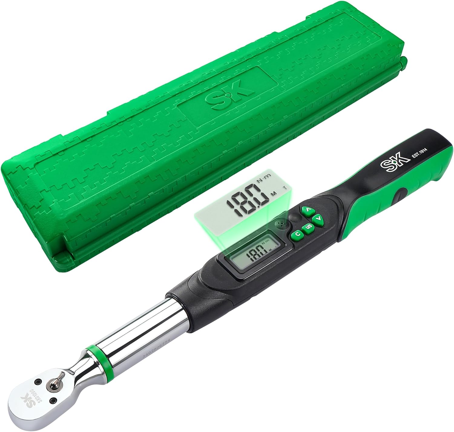 Digital Torque Wrench with LED Display for Precision Tightening