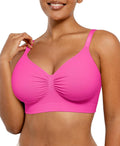 SHAPELLX Wireless Comfy Bra Seamless Non Padded Soft Bralette Everyday