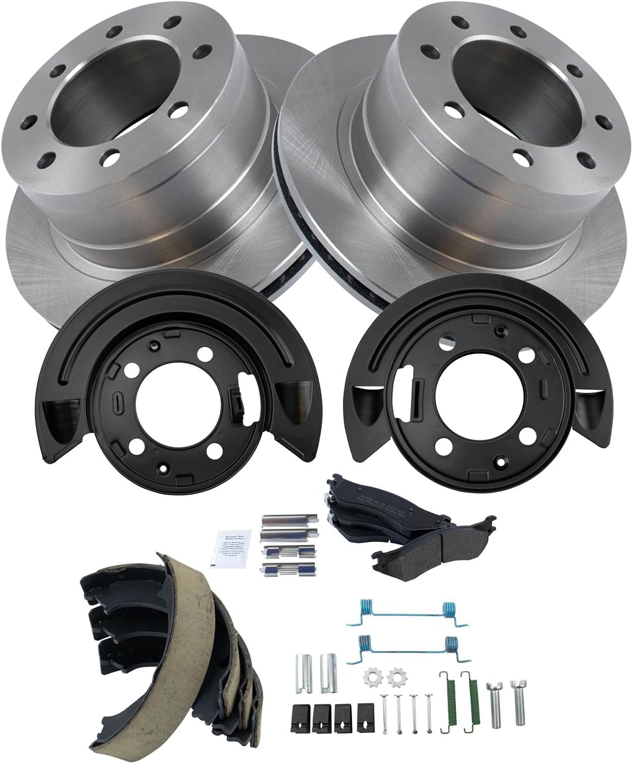 TRQ Rear Brake Pad & Rotor Kit for 2003-2005 Dodge Ram 2500