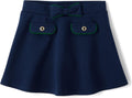 Gymboree Girls and Toddler Ponte Knit Skort - Soft, Durable School FIT