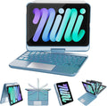 iPad mini 7 & 6 Case with Keyboard - Backlit Trackpad Case
