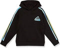 adidas Boys' Long Sleeve Fleece Pullover Hoodie for Comfort