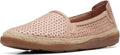 Clarks Elaina Ruby Loafer - Soft Leather Espadrille for Comfort