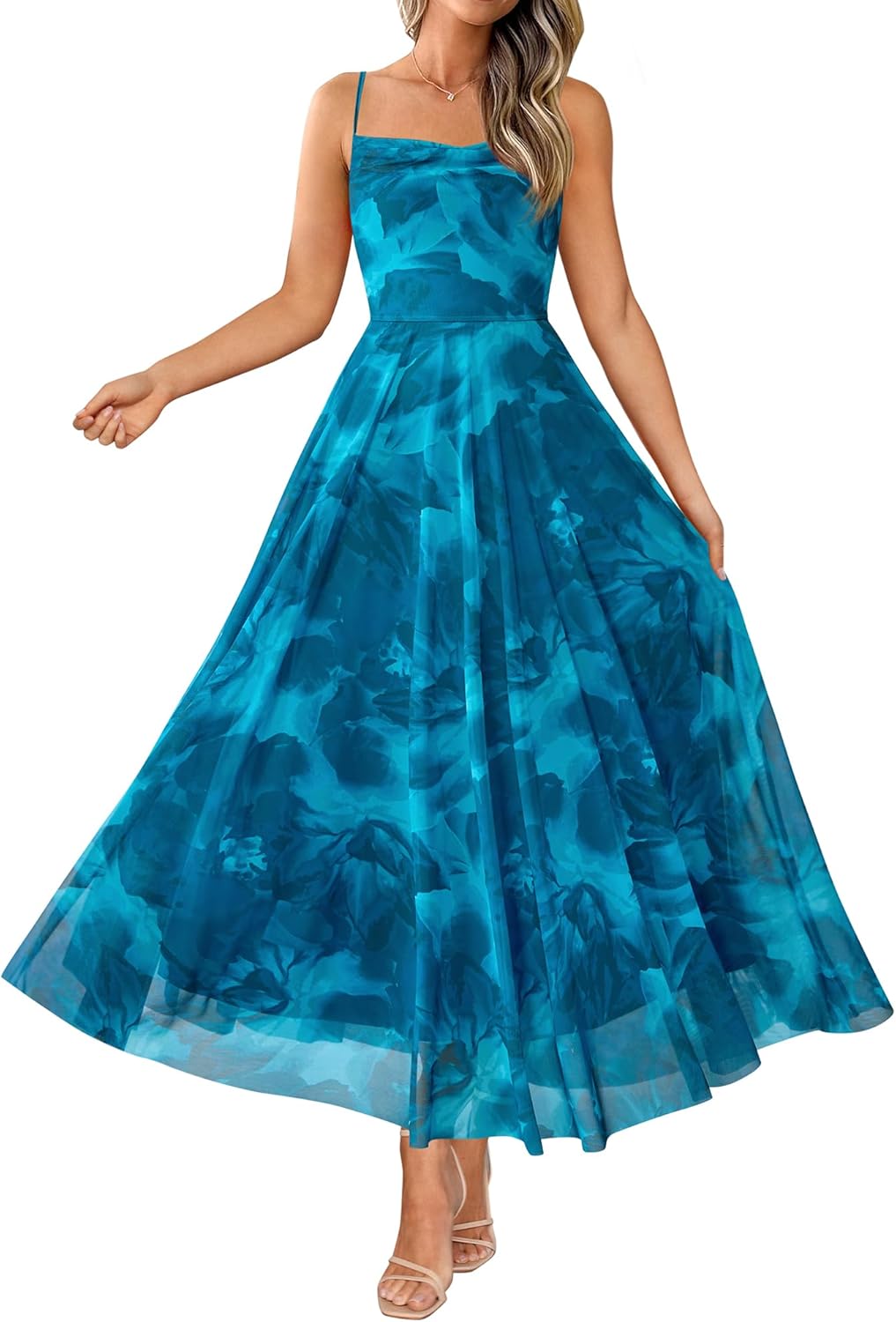 Elegant Floral Maxi Dress for Women - Perfect Summer Attire