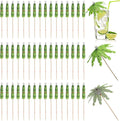 50pcs Tropical Cocktail Umbrella Picks - Vibrant Party Decor