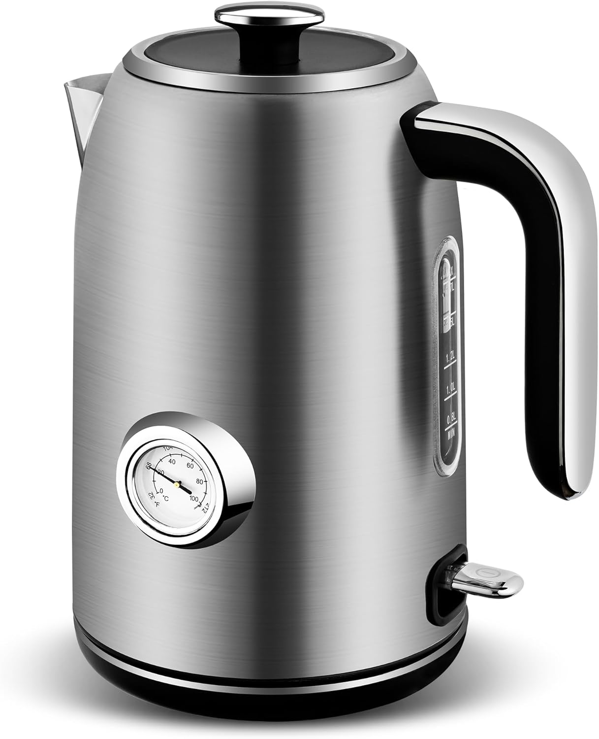 Pukomc Electric Kettle: Fast Boiling 1.7L Stainless Steel Design