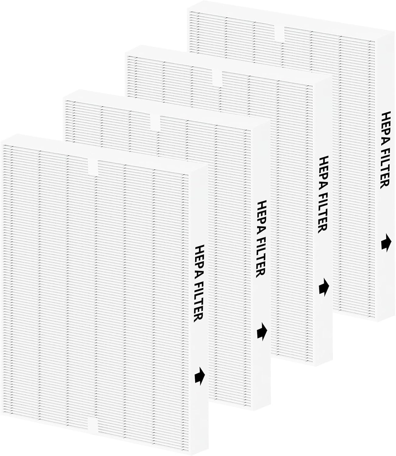 4 Pack AP-1512HH True HEPA Replacement Filter for Air Purifiers