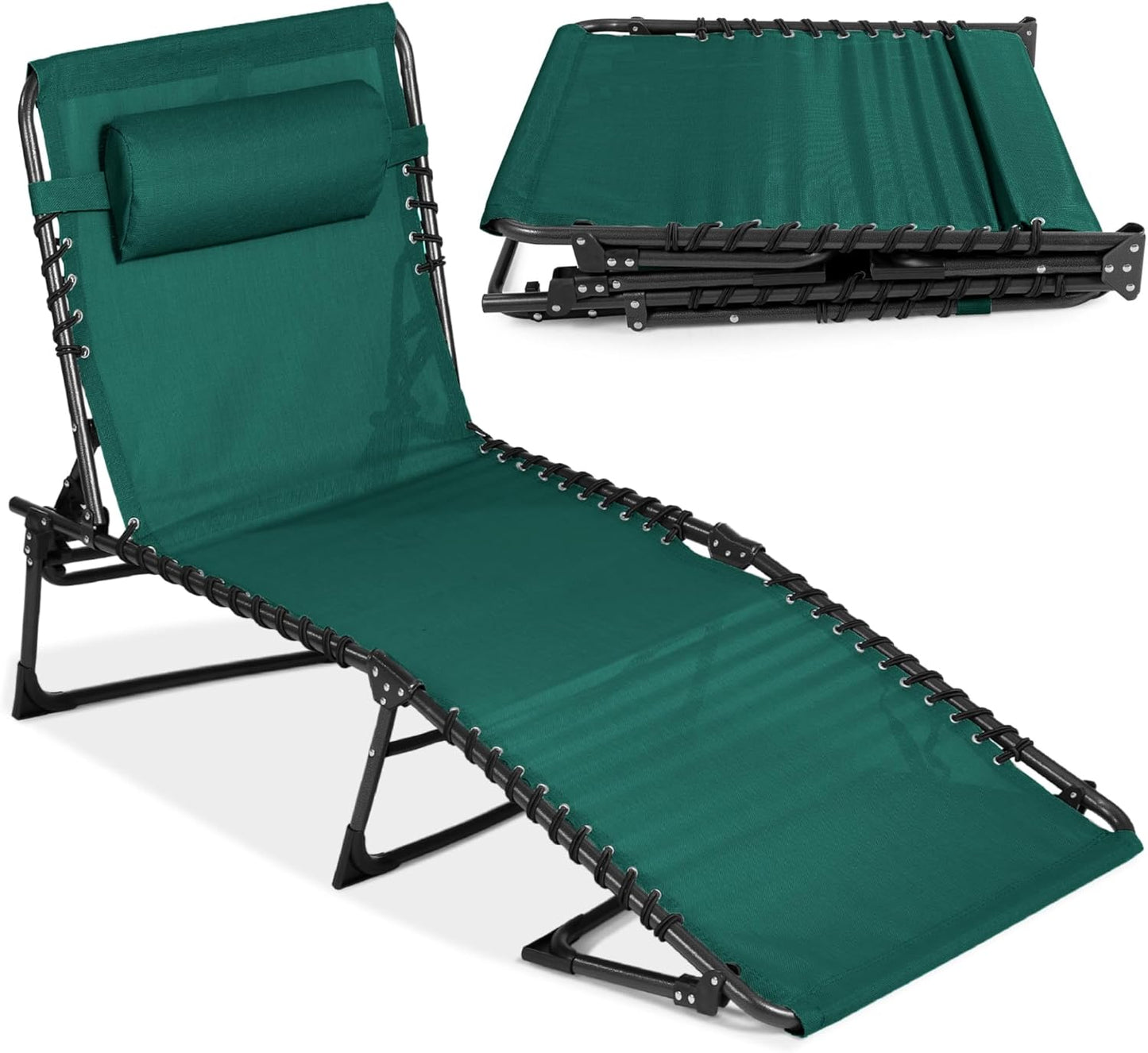 Best Choice Products Portable Outdoor Folding Recliner Lounge Chair