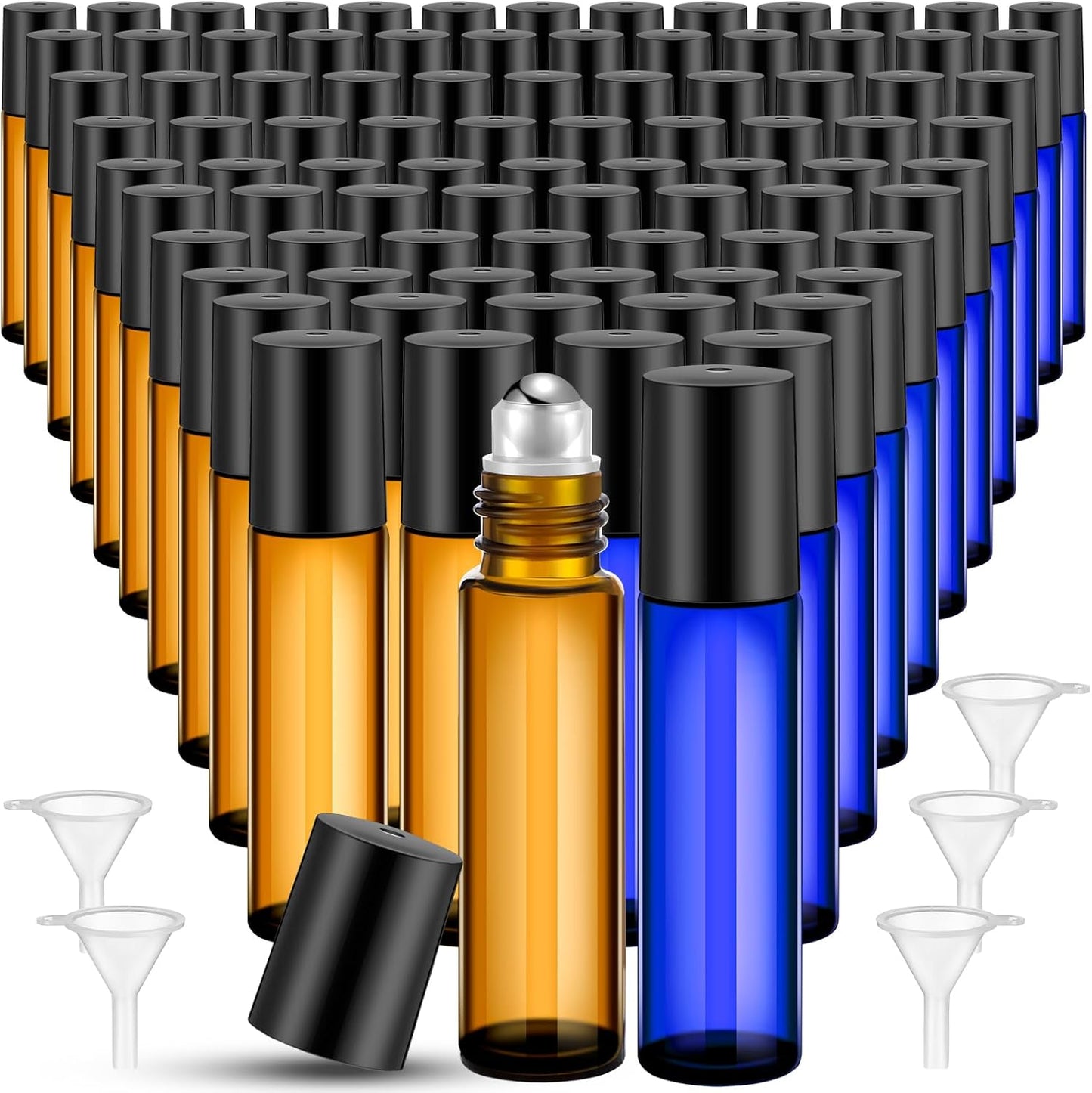150 Pcs Essential Oil Roller Bottles for Travel and DIY Use