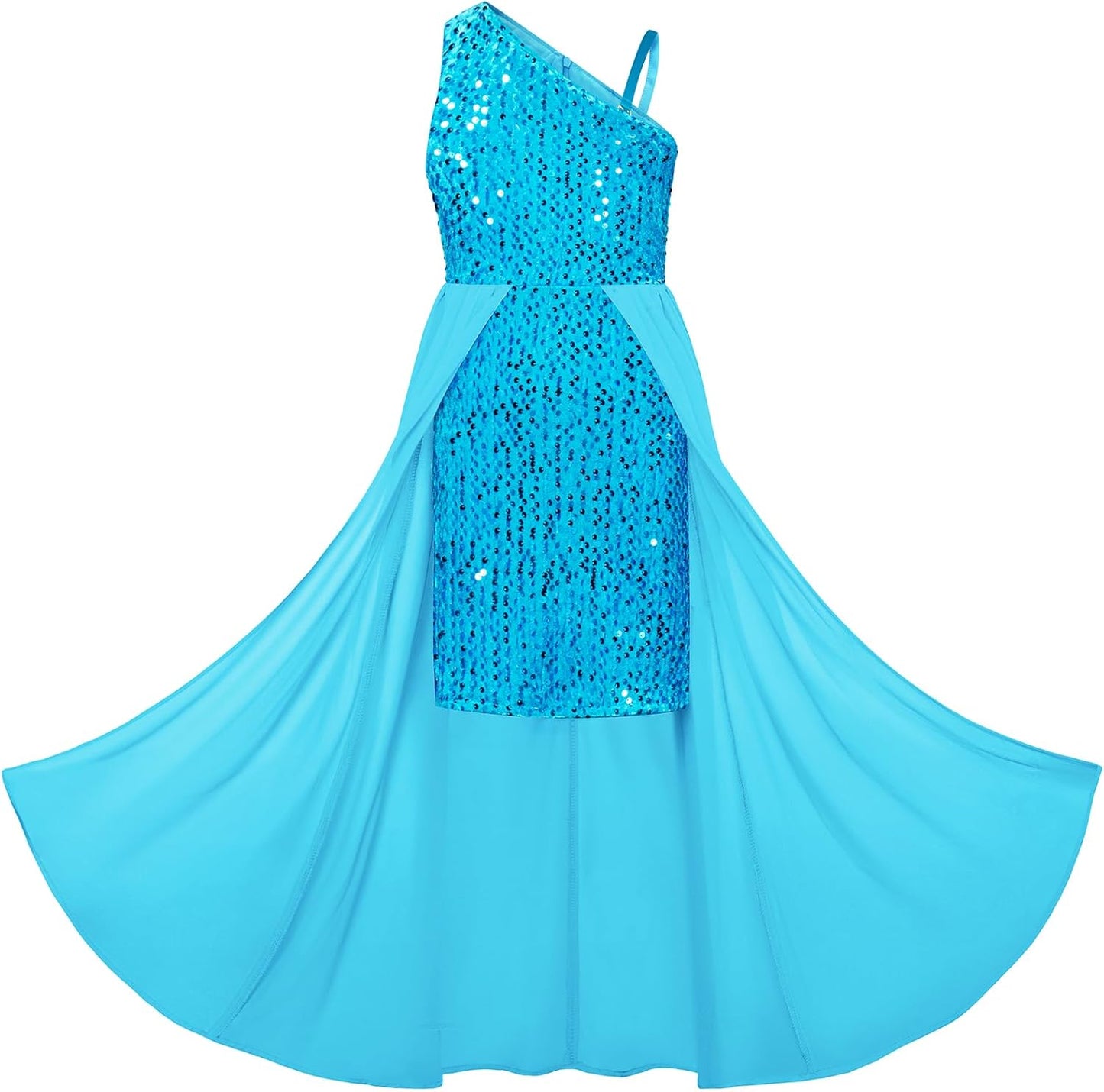GRACE KARIN Girls Sequin Dress for Prom and Parties