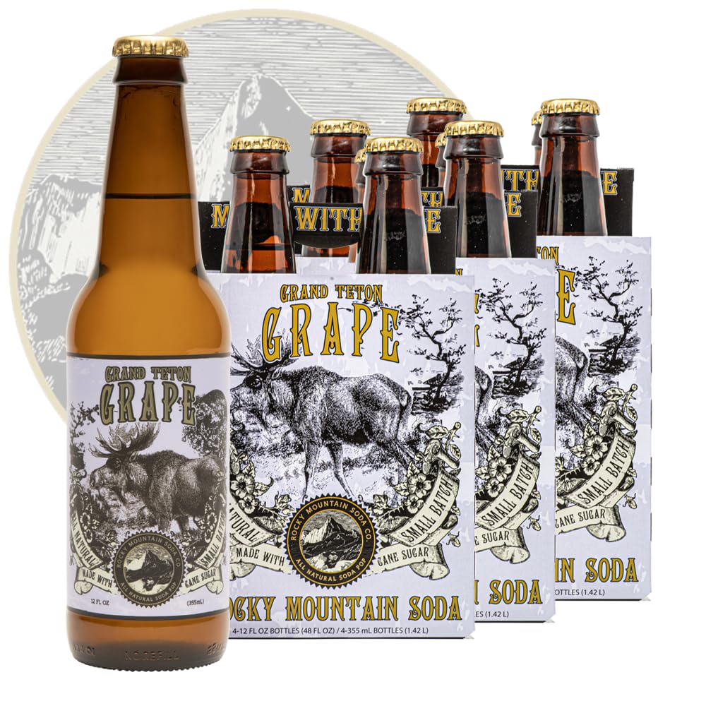 Rocky Mountain Soda Grape Soda Pop - Small Batch Craft Drink