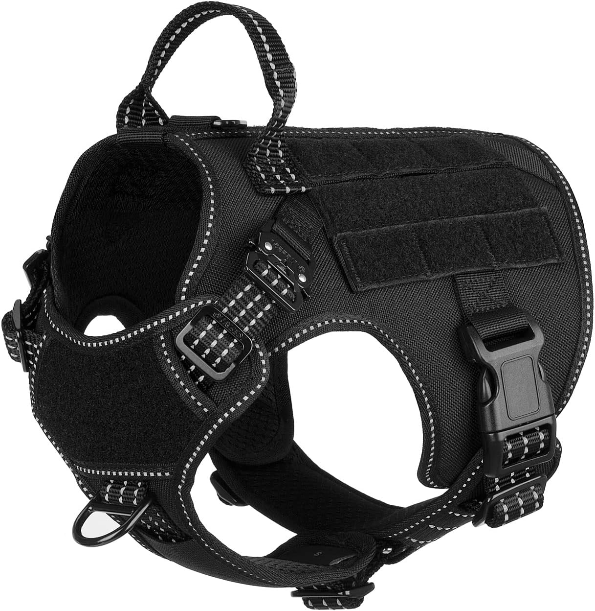 ICEFANG Tactical Dog Harness for Small Dogs - Durable & Safe