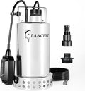 Lanchez Stainless Steel Sump Pump 2610GPH - Reliable Drainage