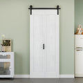24 in x 84 in 1 Panel Bifold Barn Door - Space-Saving Closet Solution
