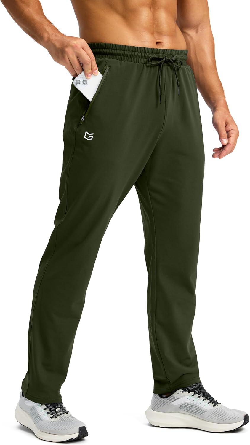 Fleece Lined Winter Pants for Men - Warm Athletic Joggers