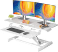 JOY worker Standing Desk Converter 35in - Smooth Height Adjust
