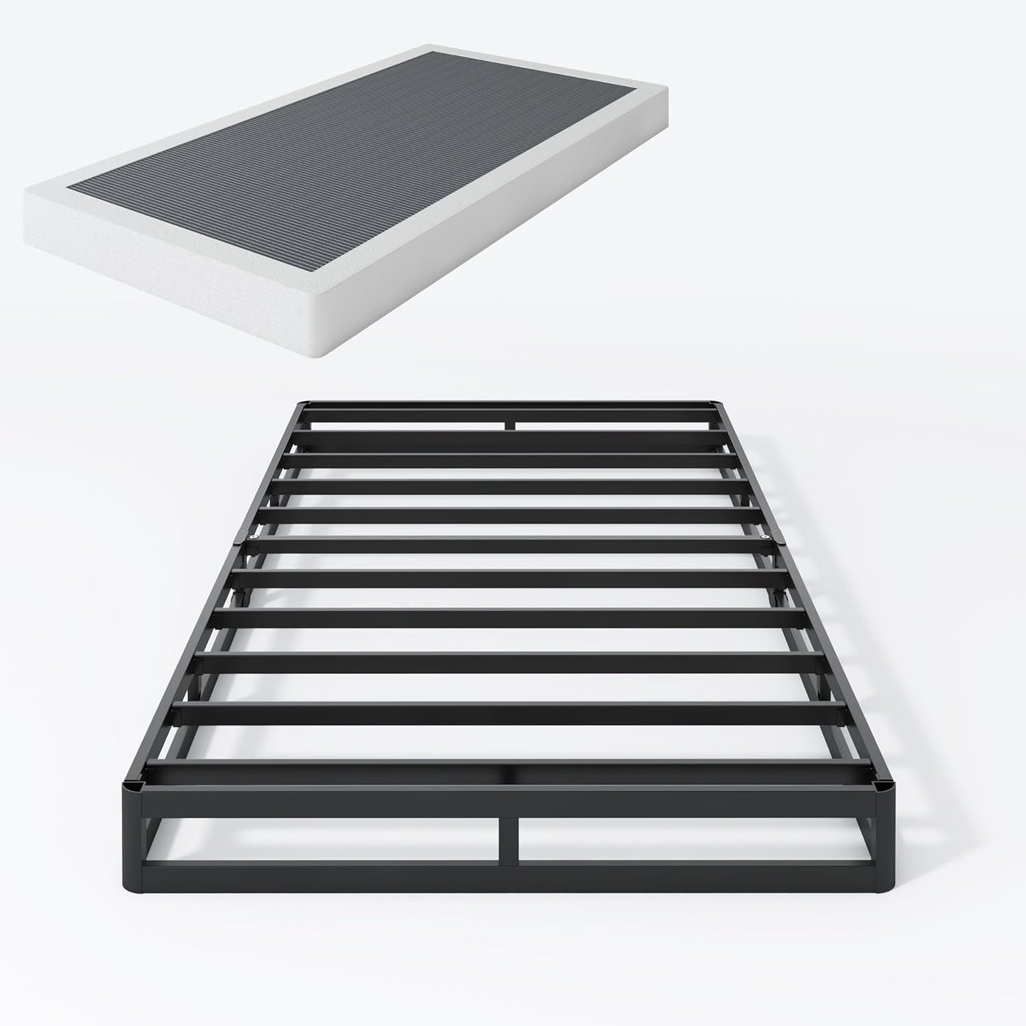 Twin Box Spring 5 Inch Low Profile Heavy Duty Metal Structure