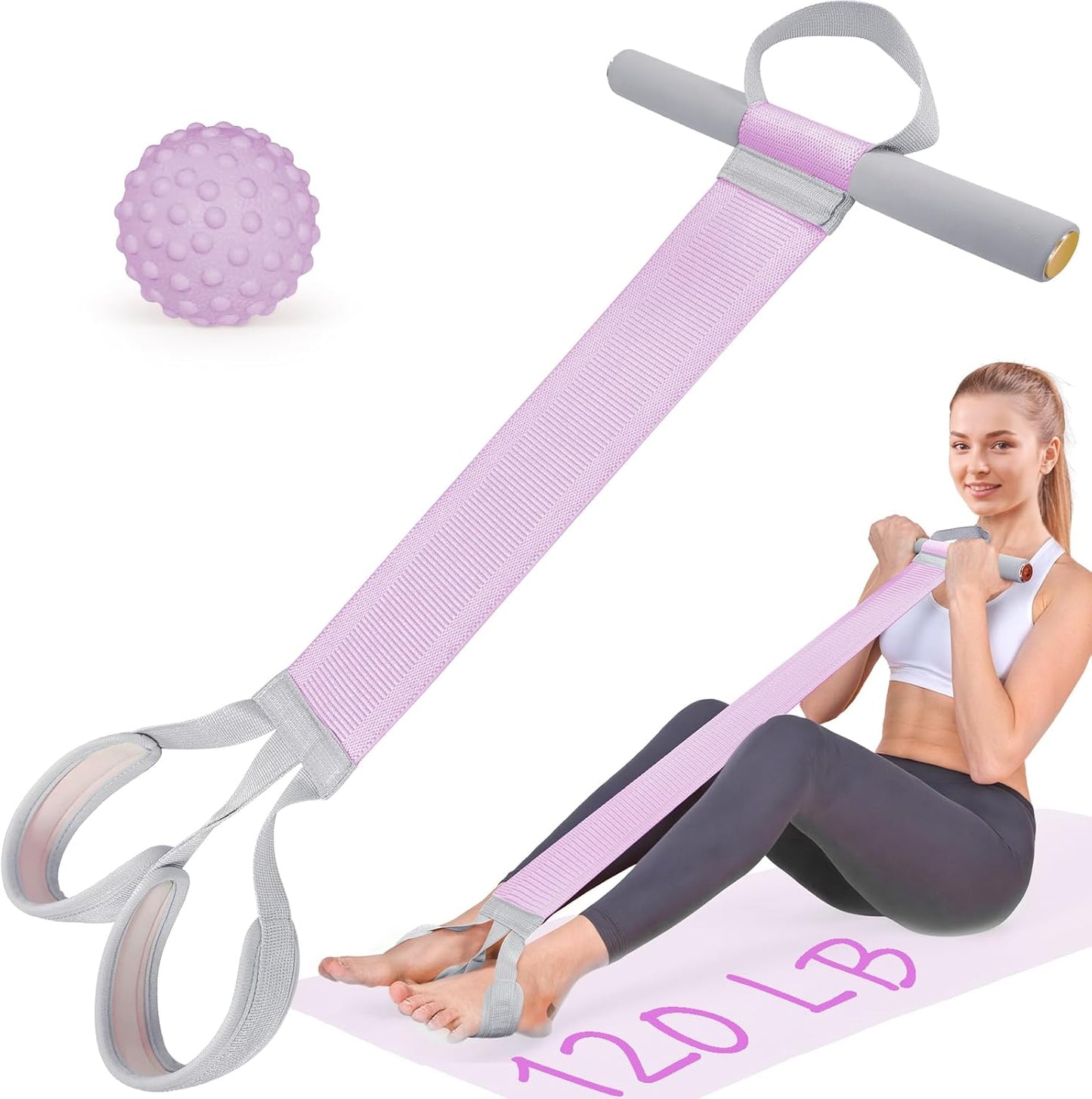 Fabric Resistance Band with Handles for Full-Body Workouts