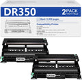 DR350 Drum Unit Replacement for Brother DR-350 - 2 Pack High Yield