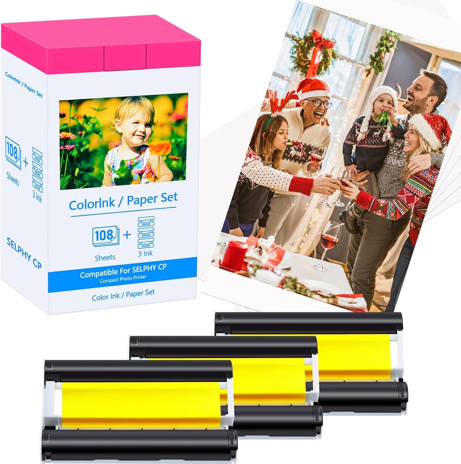 Compatible Canon Selphy CP1500 CP1300 Ink and Paper Set Review