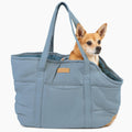 Cozy Plush Dog Purse Carrier for Small Dogs - Light Blue